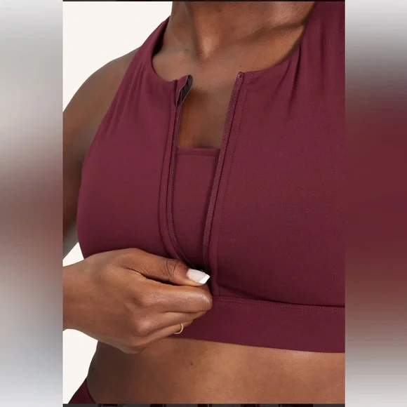 Peloton Cadent High Neck Zip Bra - Picture 2 of 13